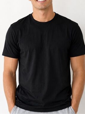 True Classic Men’s Black Crew Neck T-Shirt size Medium short sleeve NWOT